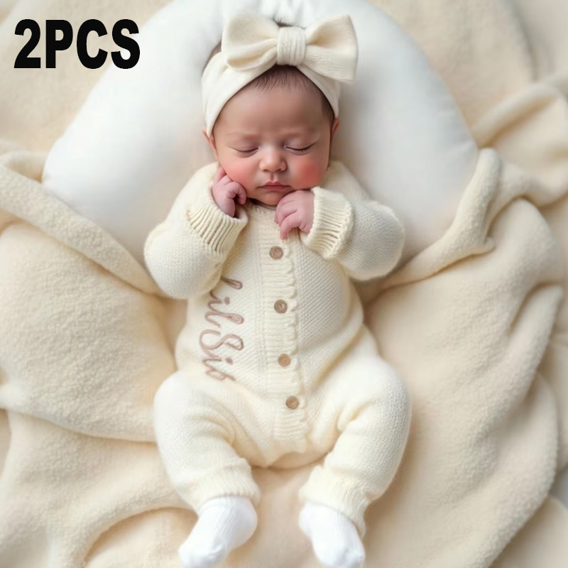 Baby Clothing Brand - Ylsteed 2Pcs Knitted Newborn Photography Outfits
