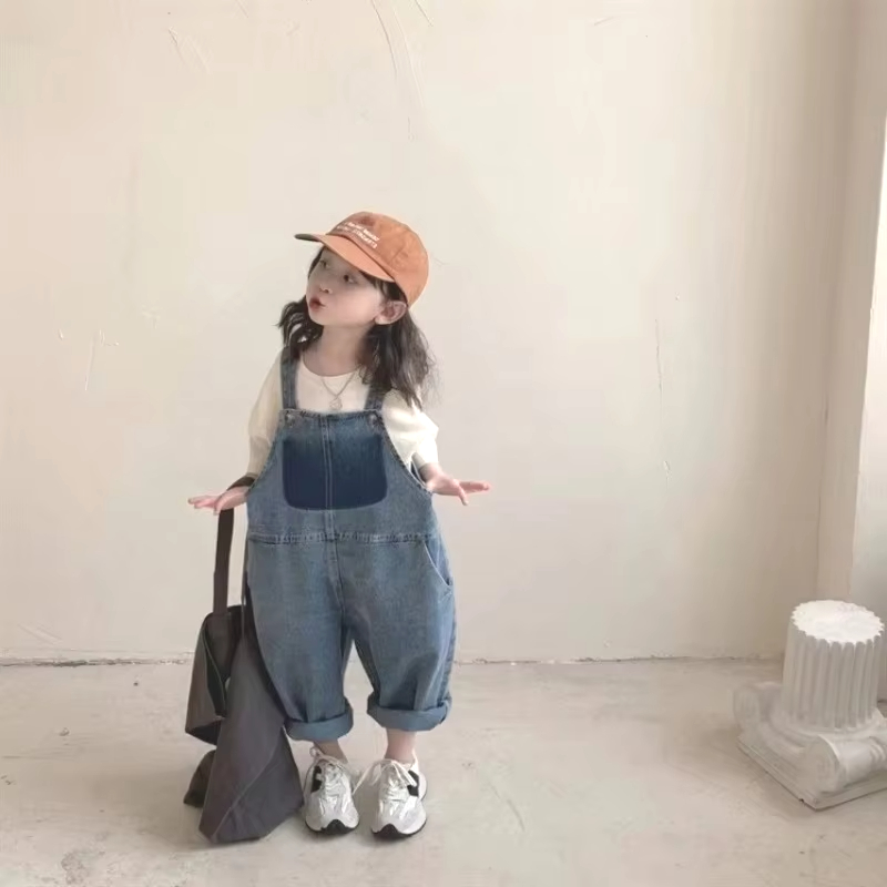 Baby Overall Denim - Unisex Child Jean Jumpsuit Baby Boy
