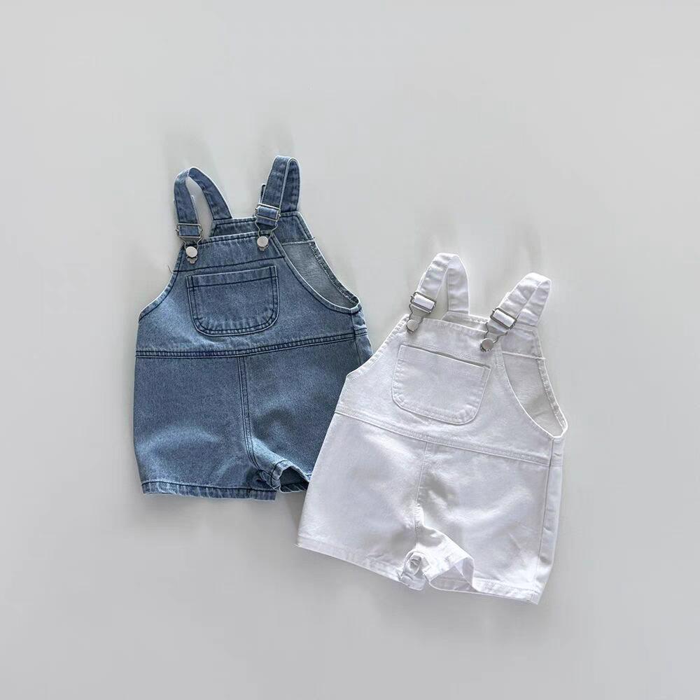 Baby Overall Denim - 2025 Summer New Children Denim Overalls