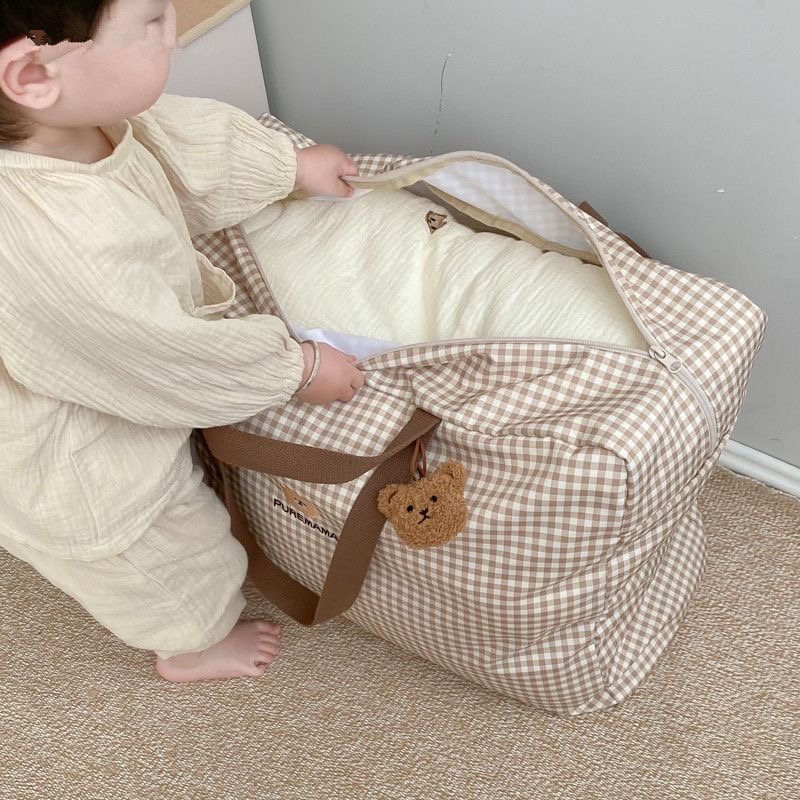 Baby Clothing Quilt - Cotton Fabric Storage Bag for Kindergarten