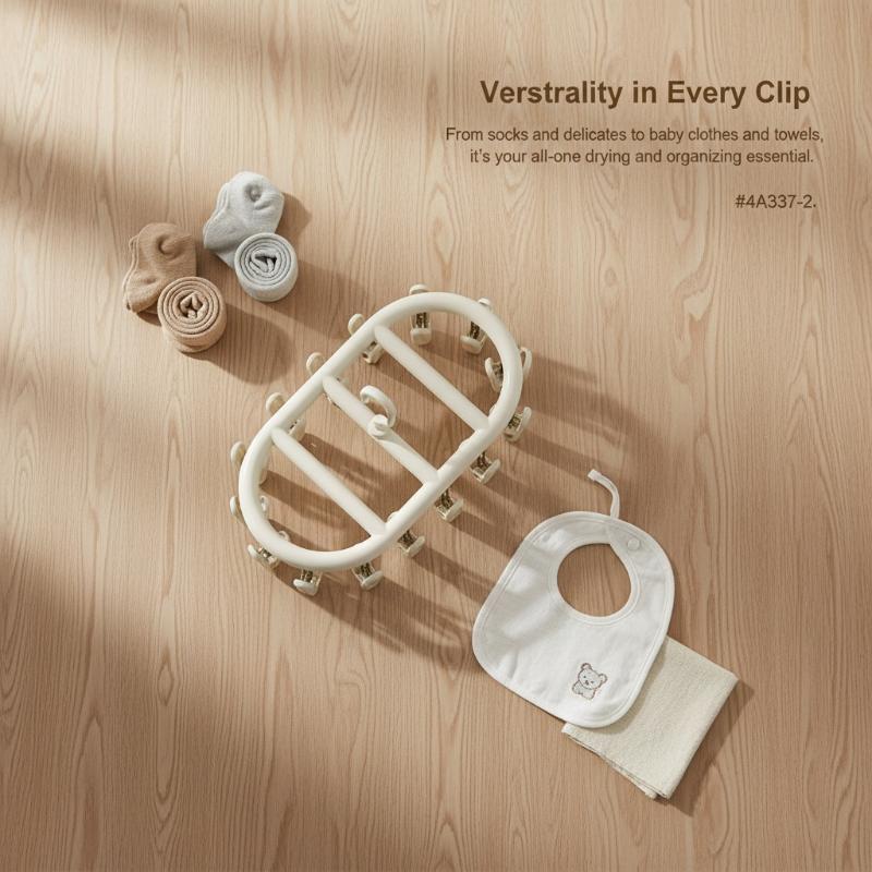 Baby Clothing Drying Rack - Innovative Round Disc Drying Rack with