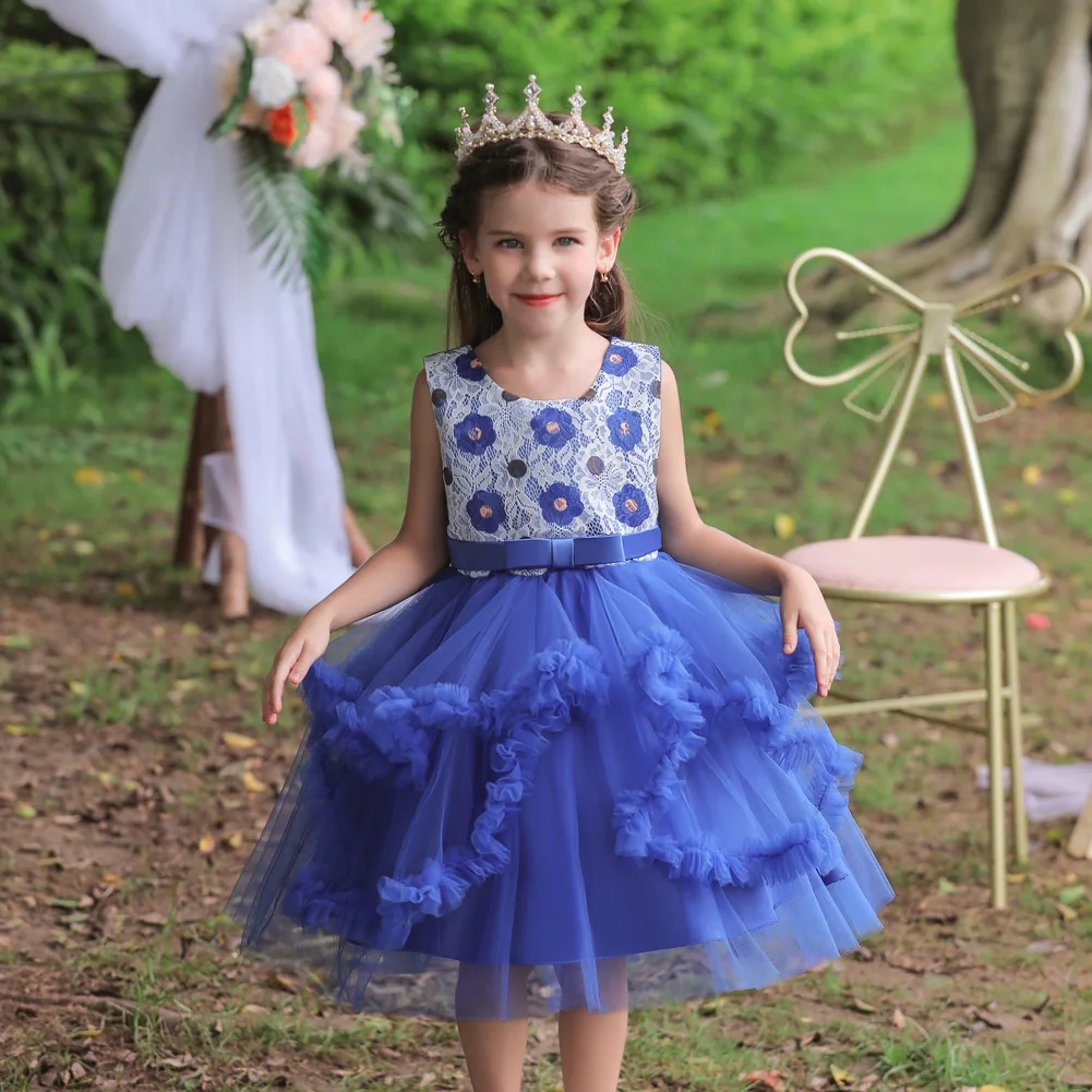 Baby Clothing Yellow - Yellow Red Blue Sleeveless Tutu Princess
