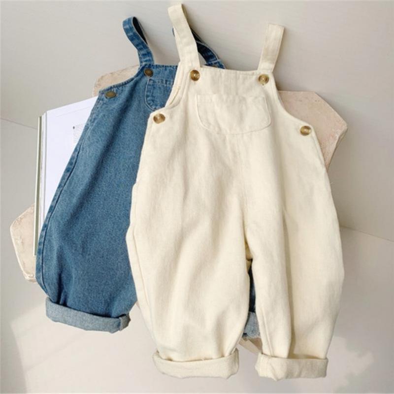 Baby Overall Denim - Bé Trai Chắc Chắn Denim Áo