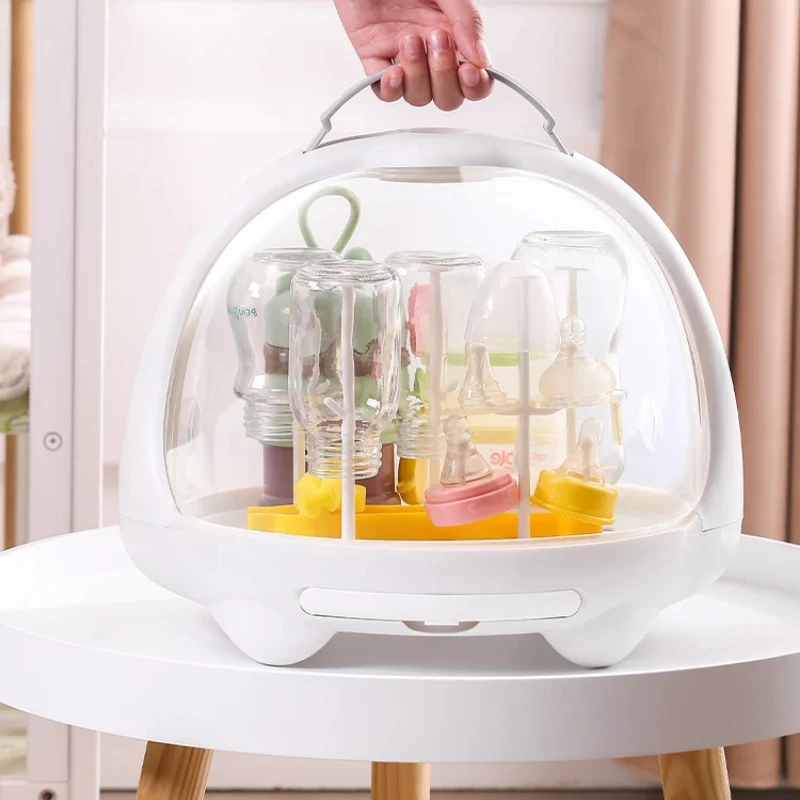 Baby Clothing Drying Rack - Baby Feeding Bottle Drying Rack Anti-Dust