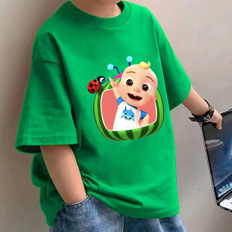Baby Clothing Usa - Cocomelons Baby T-Shirts Anime Cotton Short