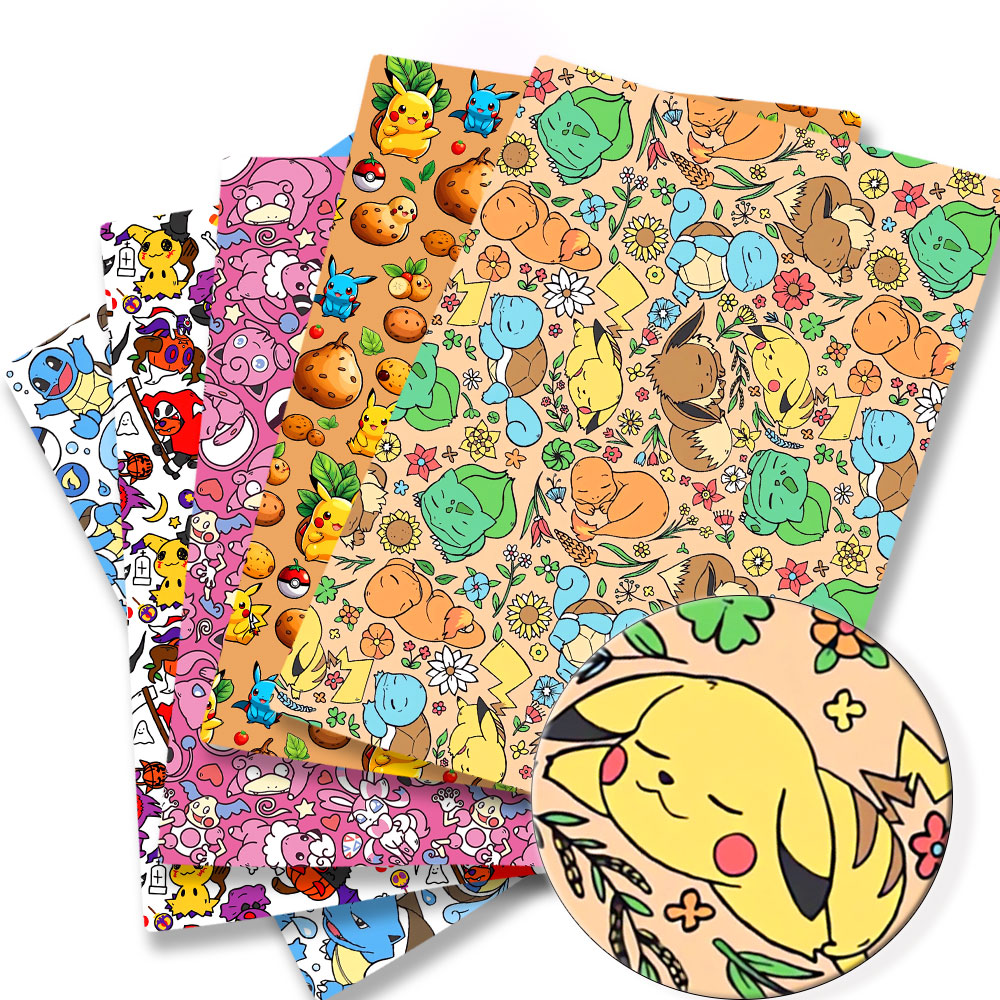 Baby Clothing Quilt - Pokemon Cartoon Fabric140*50cm Handmade Sewing Patchwork
