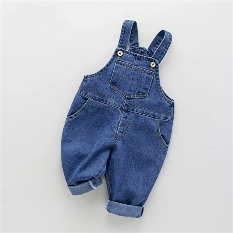 Baby Overall Denim - New Children All-match Denim Overalls Boys
