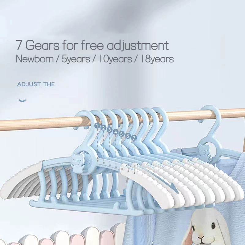 Baby Clothing Drying Rack - 10PCS Baby Clothes Hangers Extendable Anti