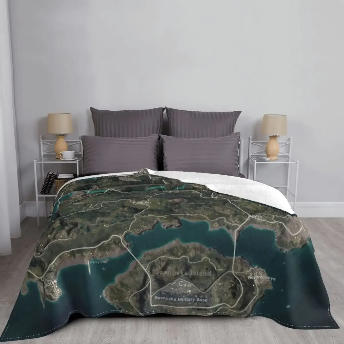 PUBG New Erangel 10000x10000 ( - đánh giá và giá Fleece Sleep Bag