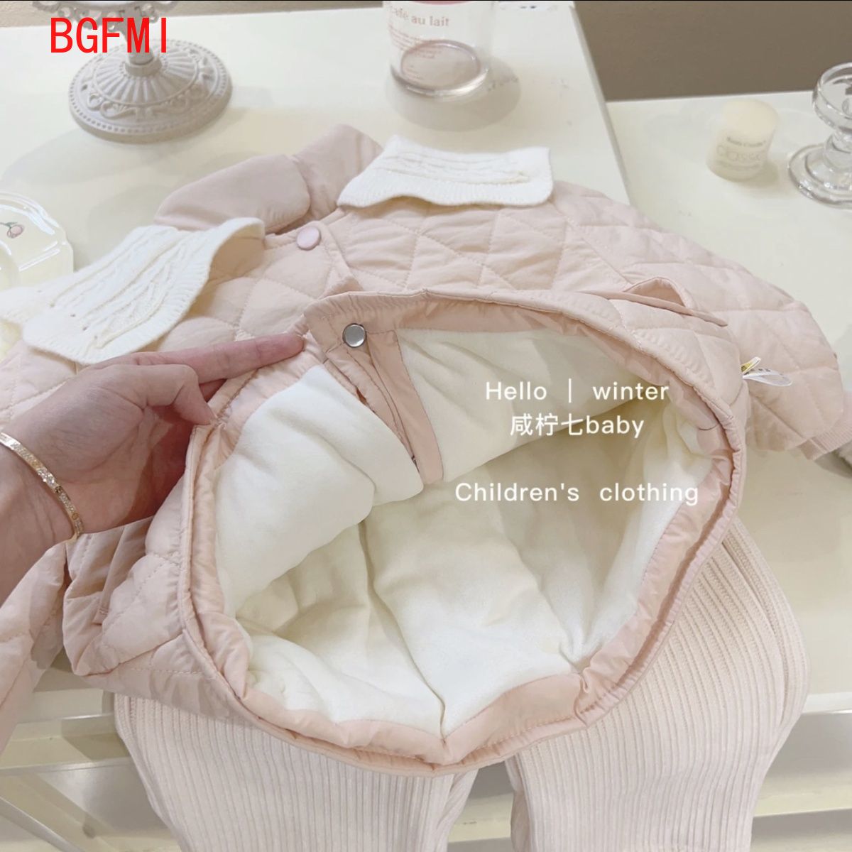 Girls Pink Velvet Inner Cotton - đánh giá và giá Baby Clothing Quilt