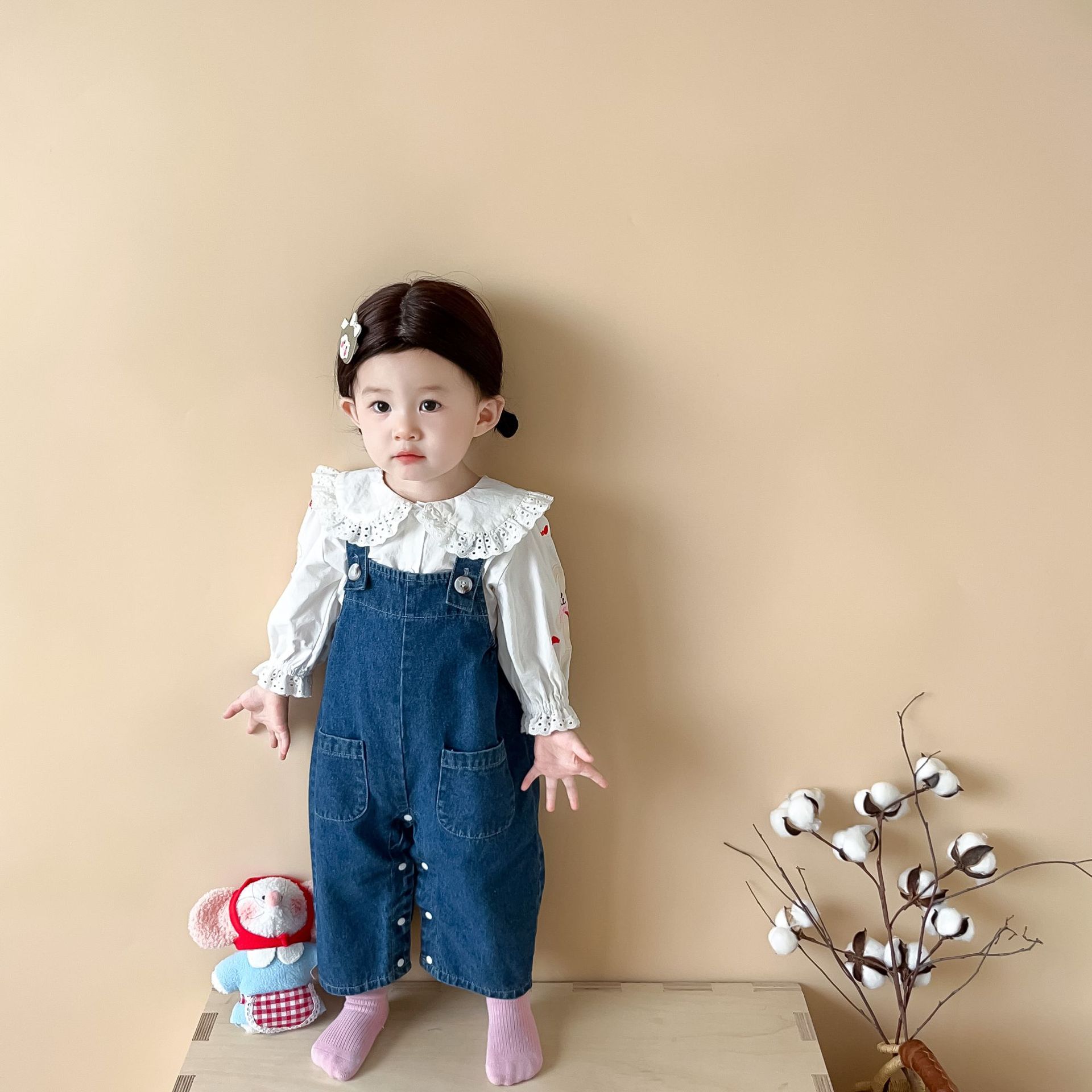 Cute Baby Girls Overalls 0-24M - đánh giá và giá Baby Overall Denim