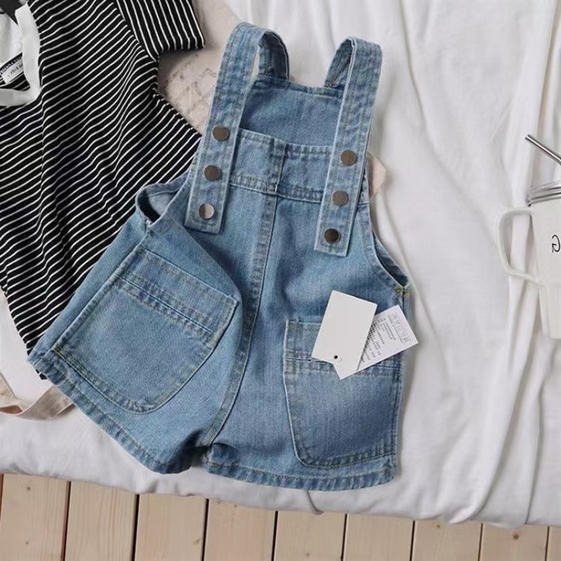 Unisex Summer Boys Denim Overa - đánh giá và giá Baby Overall Denim