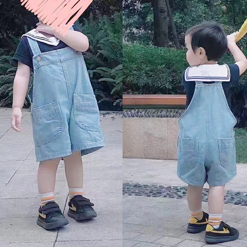 Unisex Summer Boys Denim Overa - đánh giá và giá Baby Overall Denim