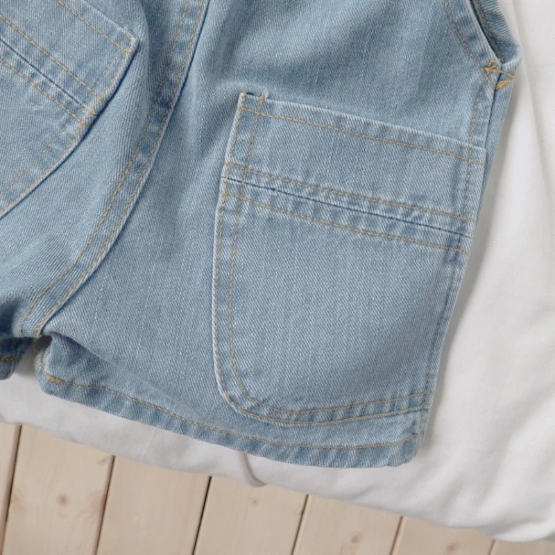 Unisex Summer Boys Denim Overa - đánh giá và giá Baby Overall Denim
