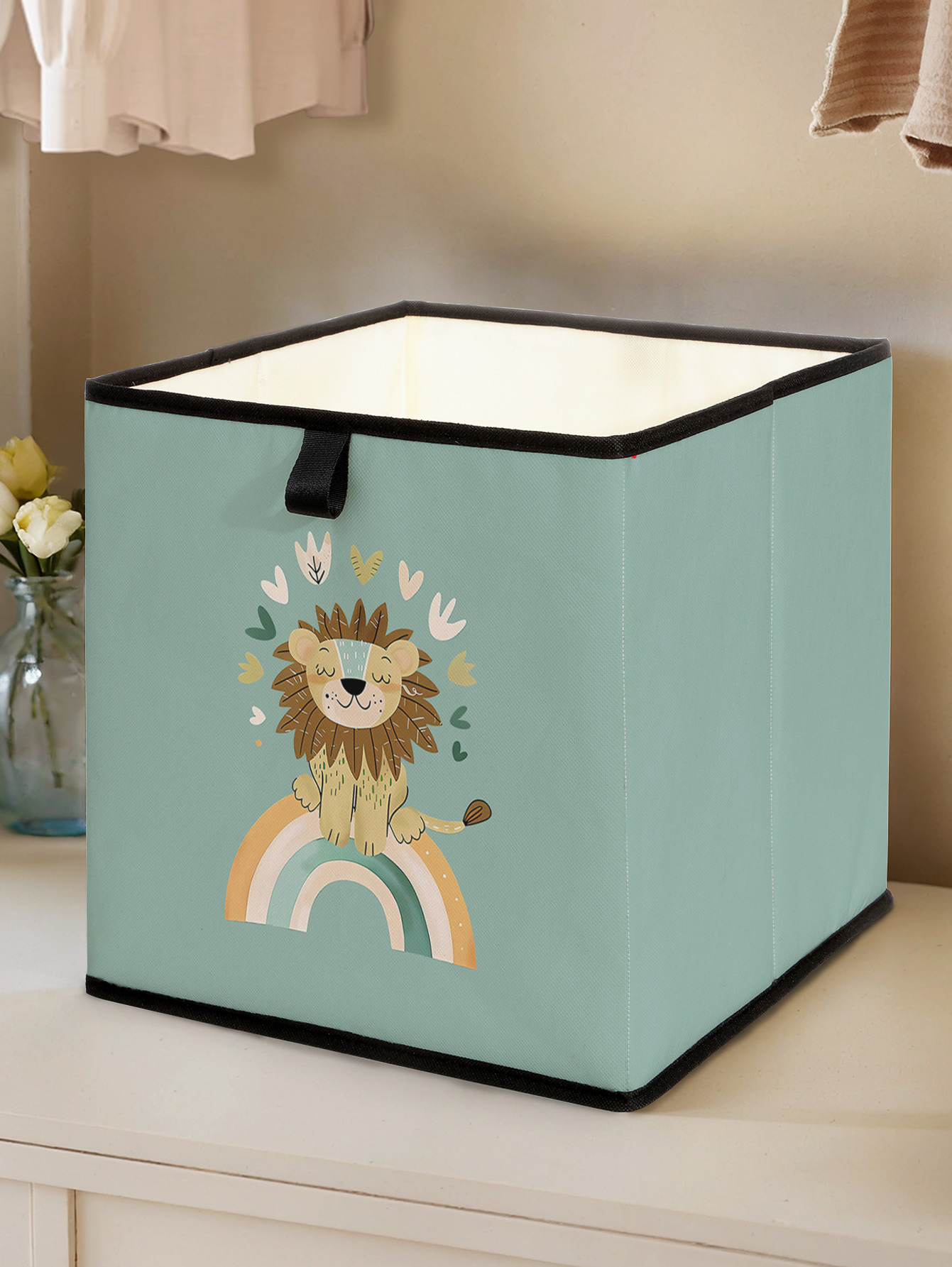 Cute Lion Rainbow Print Foldab - đánh giá và giá Baby Clothing Wardrobe