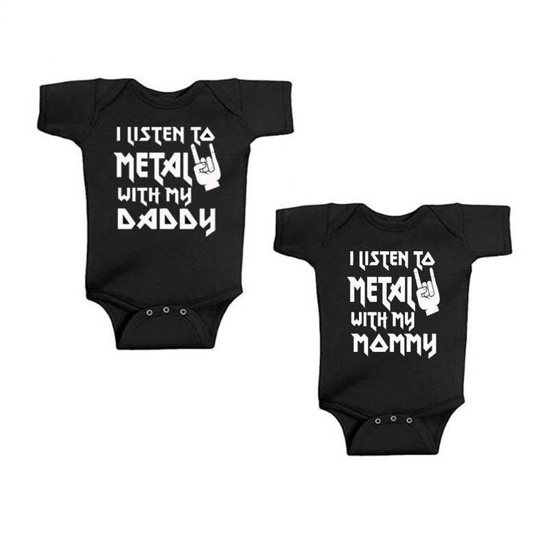 I Listen to Metal with My Dadd - đánh giá và giá Baby Clothing Brand