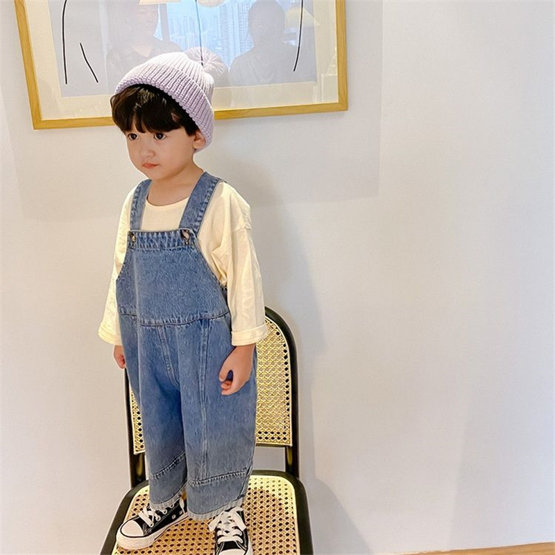 Autumn New Children's Loose Wi - đánh giá và giá Baby Overall Denim