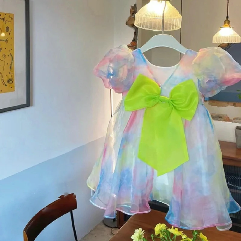 Summer Girls Dress Children'S  - đánh giá và giá Baby Clothing Yellow