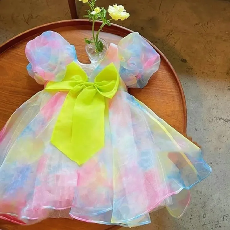 Summer Girls Dress Children'S  - đánh giá và giá Baby Clothing Yellow