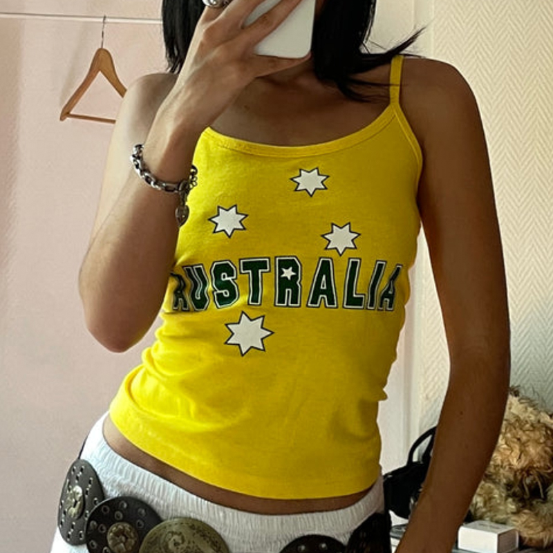 Yellow Printed Y2k Clothes Vin - đánh giá và giá Baby Yellow Clothing Women