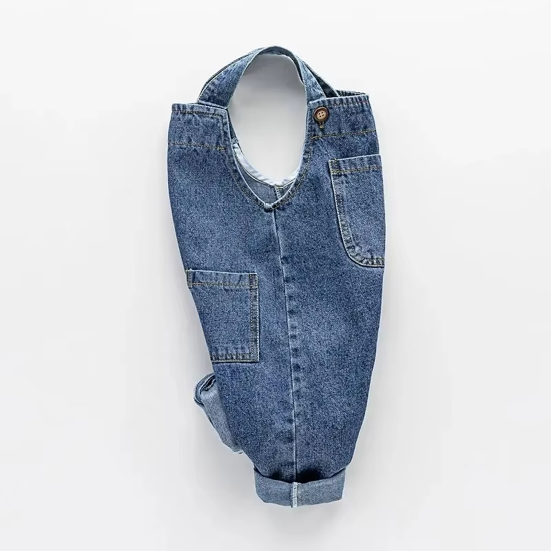 Spring and Autumn New Children - đánh giá và giá Baby Overall Denim