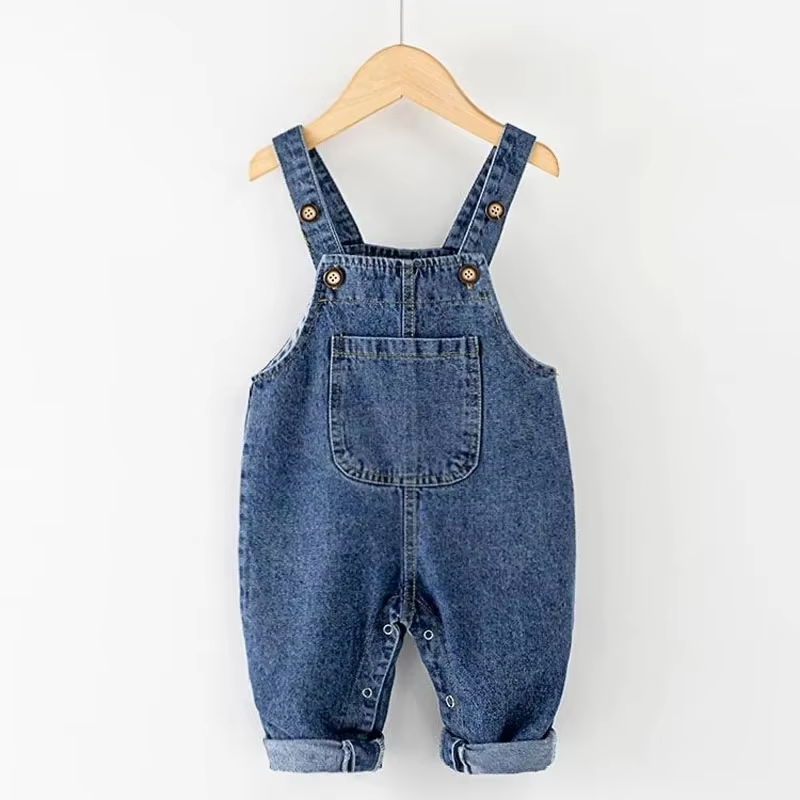 Spring and Autumn New Children - đánh giá và giá Baby Overall Denim
