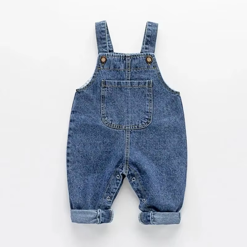 Spring and Autumn New Children - đánh giá và giá Baby Overall Denim