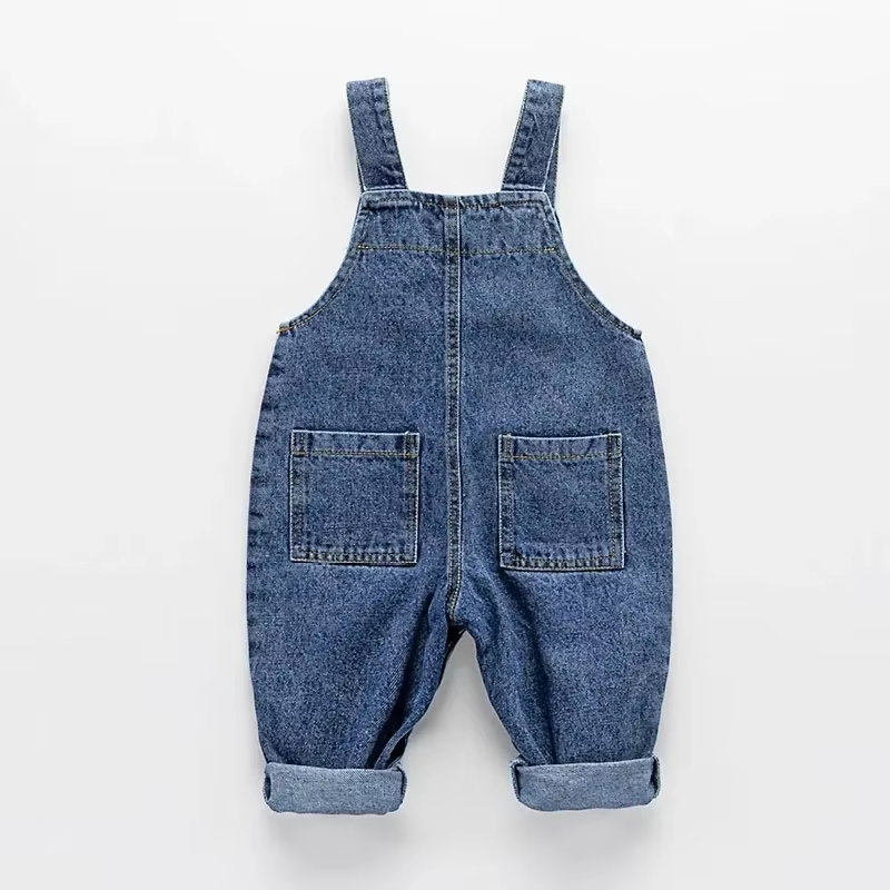 Spring and Autumn New Children - đánh giá và giá Baby Overall Denim