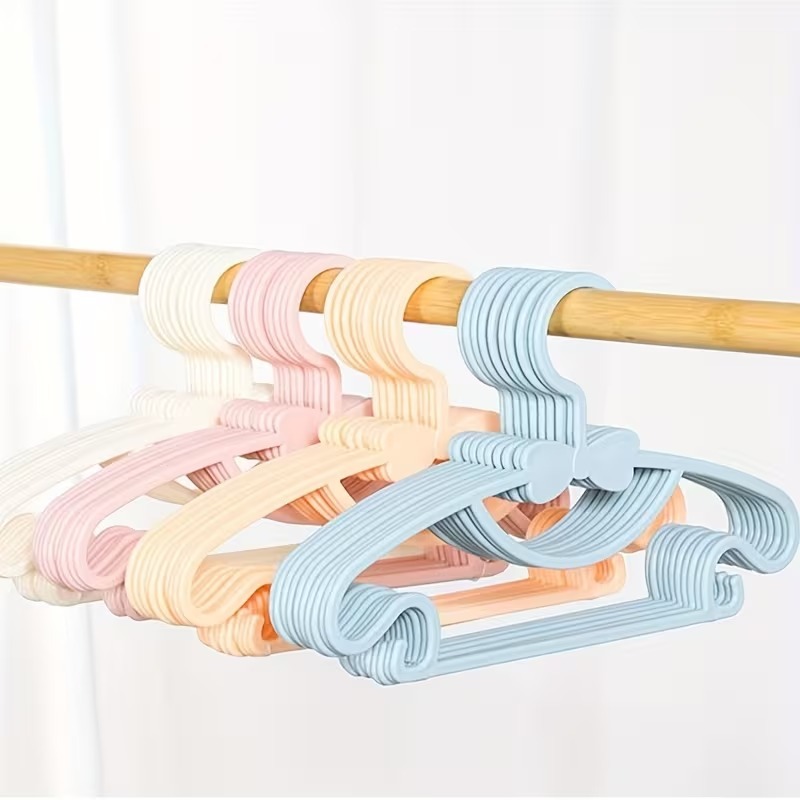10-100PCS Kids Plastic Hangers - đánh giá và giá Baby Clothing Drying Rack