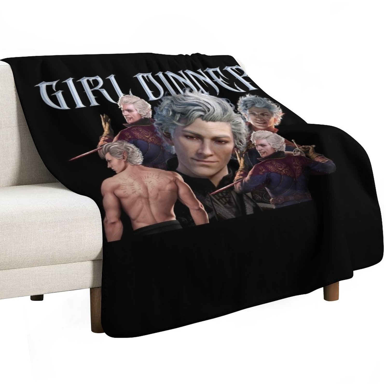 Astarion girl dinner - bg3 Gam - đánh giá và giá Fleece Sleep Bag