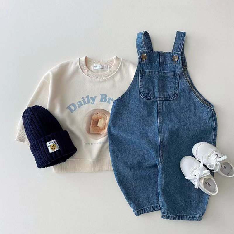 Infant Girl Strap Trousers Sol - đánh giá và giá Baby Overall Denim