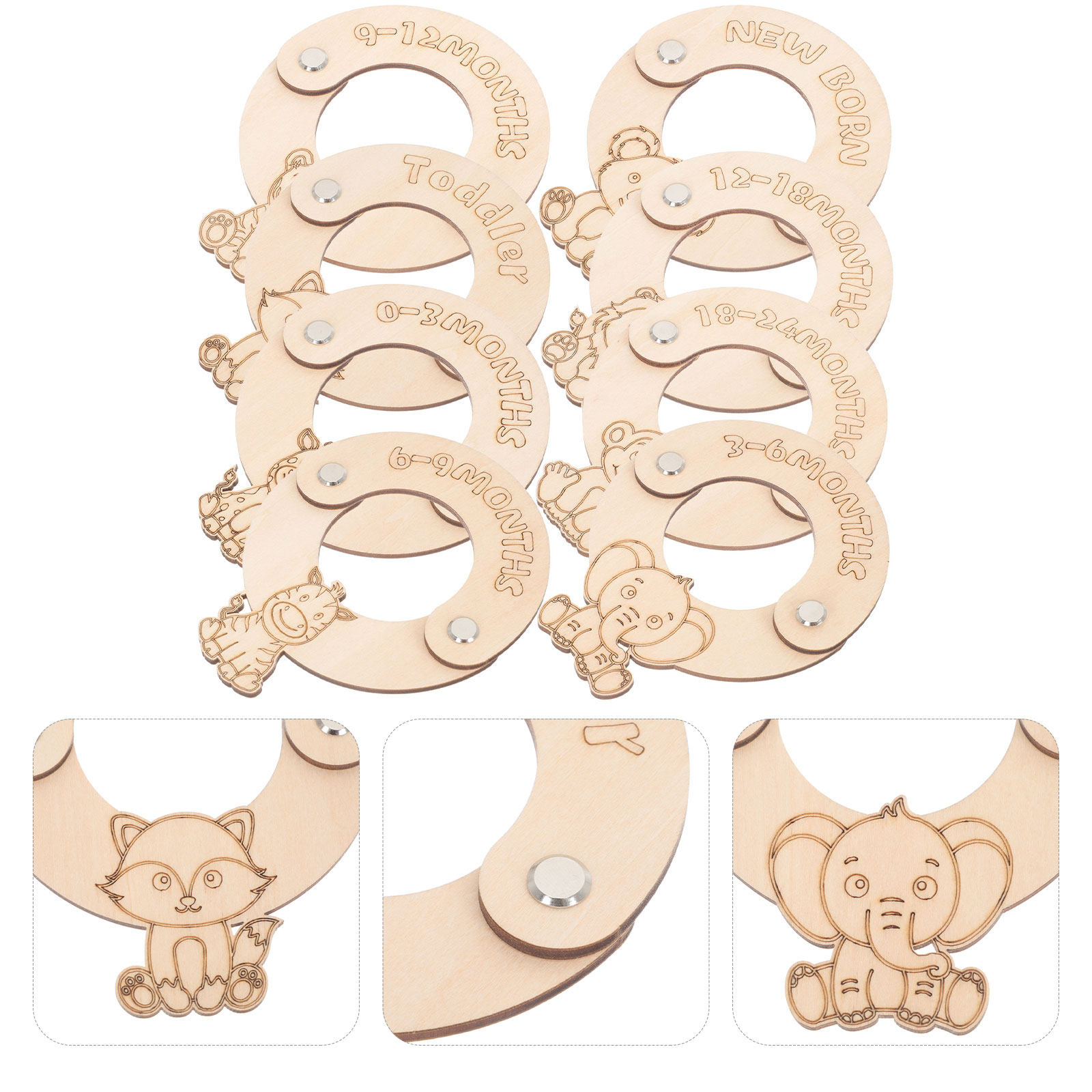 8Pcs Baby Clothes Organizer Wo - đánh giá và giá Baby Clothing Wardrobe
