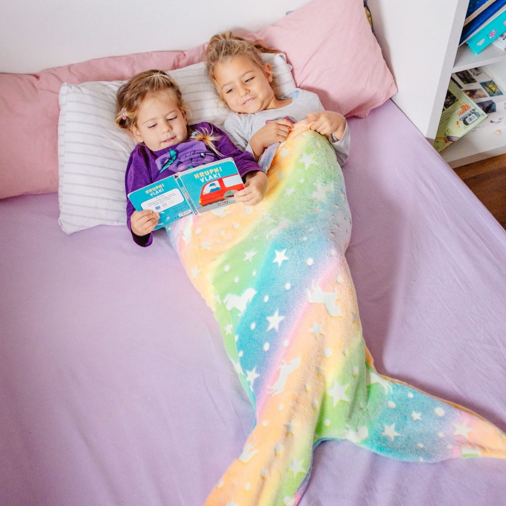 Flannel Mermaid Sleeping Bag U - đánh giá và giá Fleece Sleep Bag