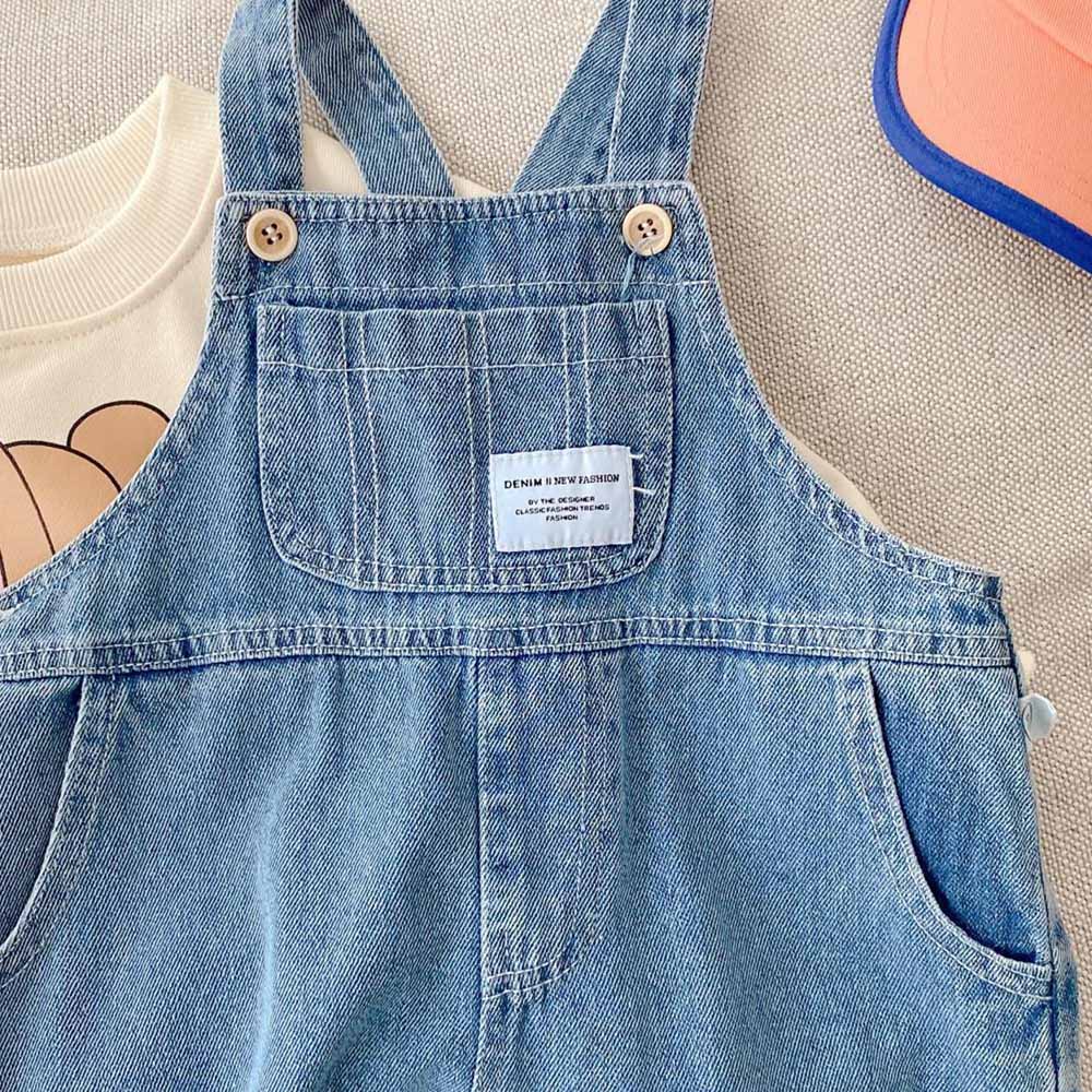 Girls Jumpsuit Blue Denim Soli - đánh giá và giá Baby Overall Denim