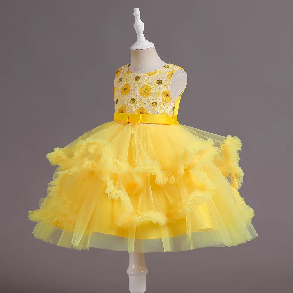 Yellow Red Blue Sleeveless Tut - đánh giá và giá Baby Clothing Yellow