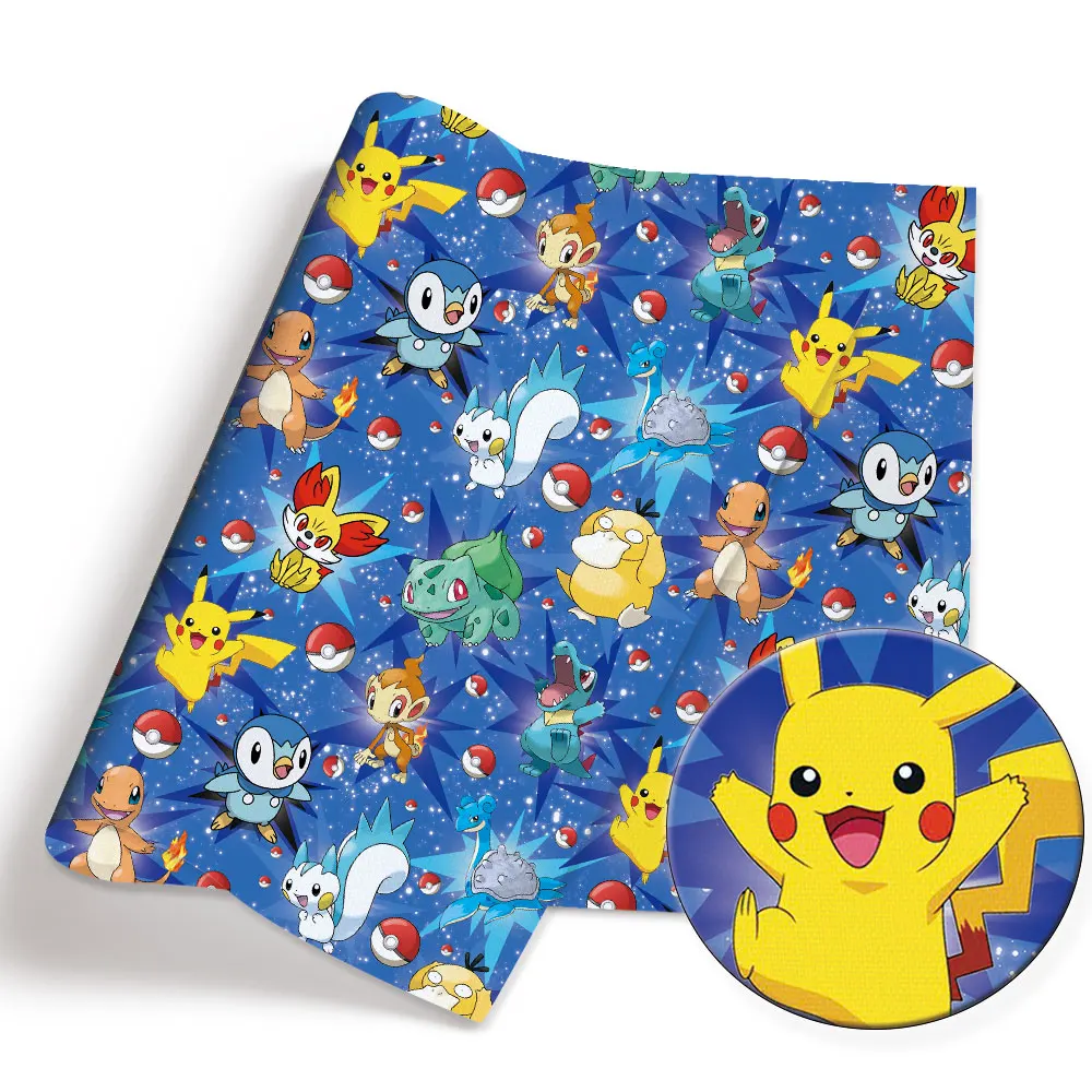 Pokemon Cartoon Fabric140*50cm - đánh giá và giá Baby Clothing Quilt