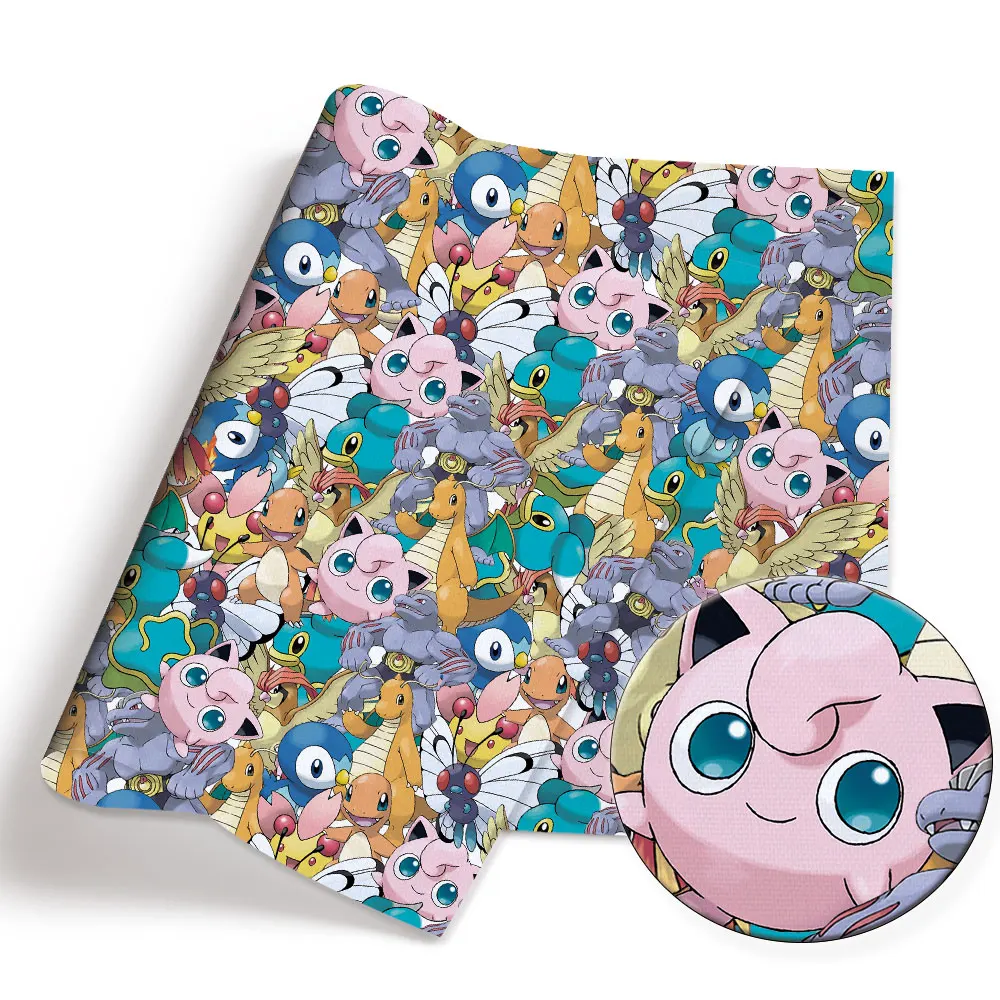 Pokemon Cartoon Fabric140*50cm - đánh giá và giá Baby Clothing Quilt