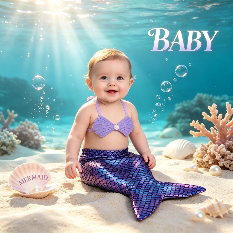 Newborn Mermaid Cosplay Costum - đánh giá và giá Baby Clothing Usa