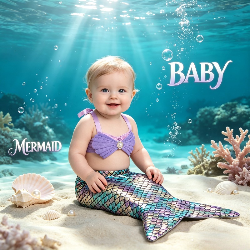 Newborn Mermaid Cosplay Costum - đánh giá và giá Baby Clothing Usa