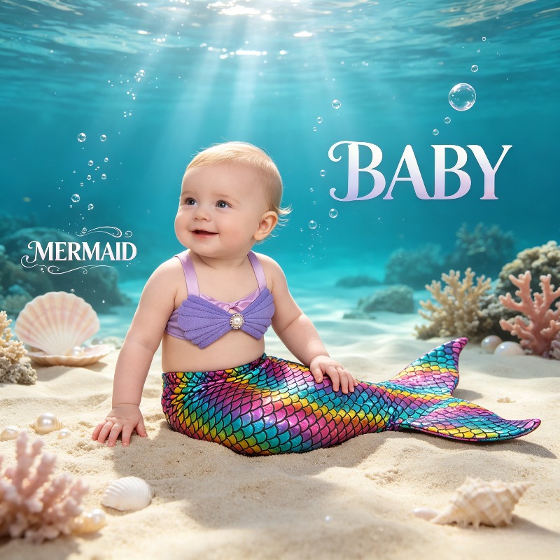Newborn Mermaid Cosplay Costum - đánh giá và giá Baby Clothing Usa