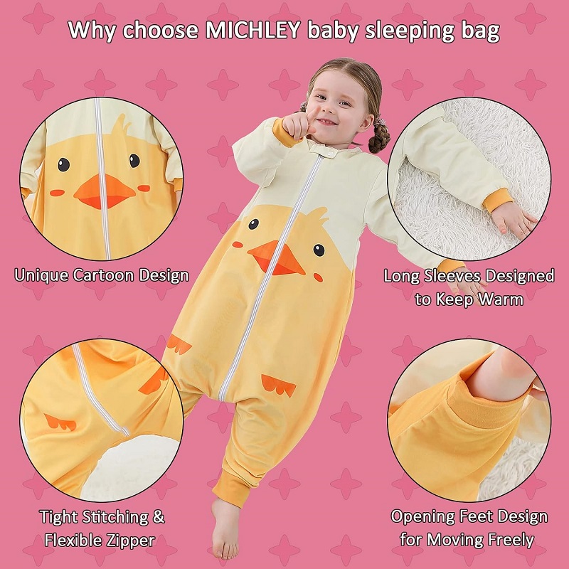 MICHLEY Halloween Cute Duck Ca - đánh giá và giá Fleece Sleep Bag