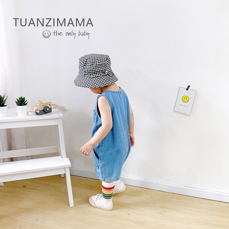 2026 Summer Korean Style Sleev - đánh giá và giá Baby Overall Denim